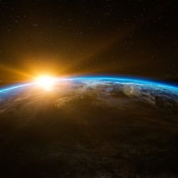Así luce la Tierra, vista desde el espacio profundo: La imagen publicada por la ESA