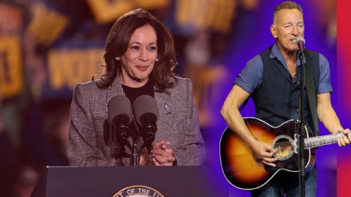 Bruce Springsteen contra Donald Trump; así mostró su apoyo a Kamala Harris