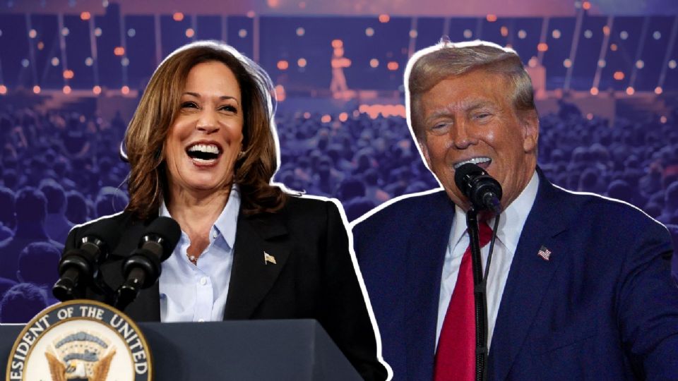 Ultimas encuestas en EU dan un empate a nivel nacional entre Kamala Harris y Donald Trump para la elección del martes.