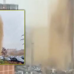 VIDEO: Falla en sistema de drenaje provoca lluvia de heces fecales en Moscú