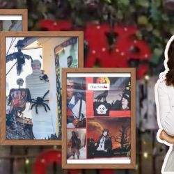 Esto es Halloween, mujer sorprende con casa decorada con figuras de Chayanne