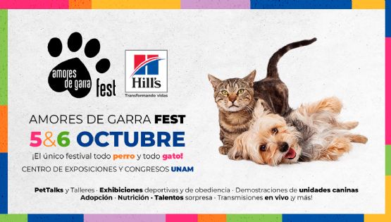 Amores de Garra Fest: voces expertas compartirán claves para el cuidado de mascotas