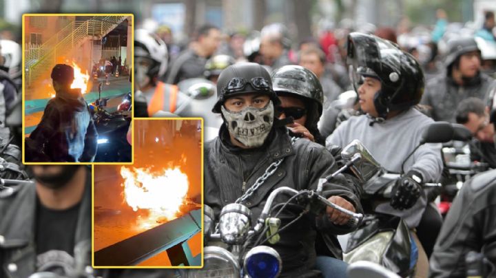 Rodada del Terror 2024: moto se encienda en pleno evento | VIDEO